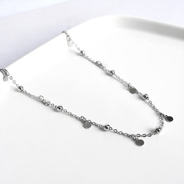 Minimalist Round Bead Necklace