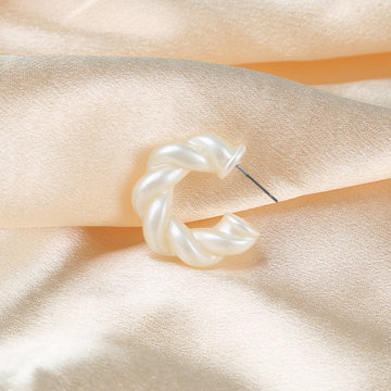 C-Shaped Waterdrop Earrings, Minimalist Water Drop Statement Jewelry